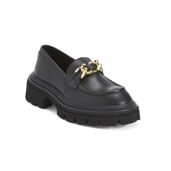 NILA & NILA Shoes - NILA & NILA Black Made In Italy Leather Moccasin Flats